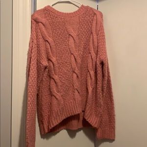Cozy cable knit sweater, medium
